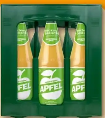 REWE Mein Becker's Bester Klarer Apfel Angebot