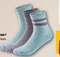 REWE Vivess Damen Chenille Kuschelsocken 3 Paar Angebot