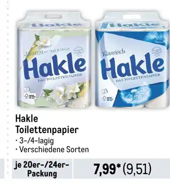 METRO Hakle Toilettenpapier Angebot