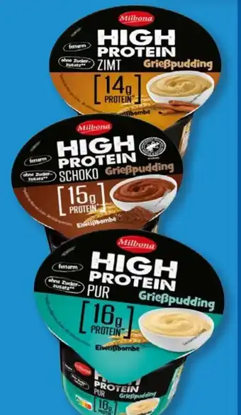 Lidl Milbona High Protein Grießpudding Angebot