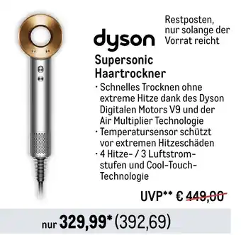 METRO dyson Supersonic Haartrockner Angebot