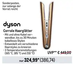 METRO dyson Corrale Haarglätter Angebot