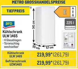 METRO aro Kühlschrank ULW 1465 Angebot