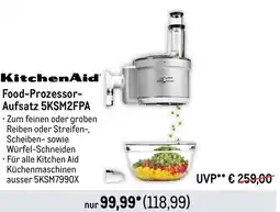 METRO KitchenAid Food-Prozessor- Aufsatz 5KSM2FPA Angebot