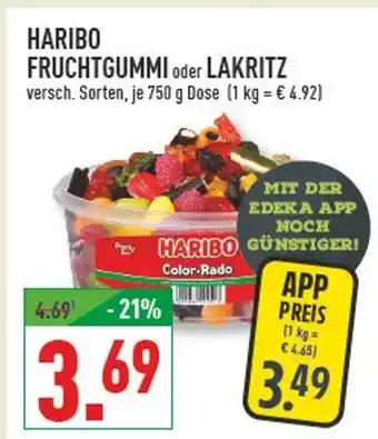 Marktkauf Haribo fruchtgummi oder lakritz Angebot