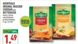 Marktkauf Kerrygold original irischer cheddar oder butterkäse Angebot