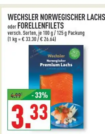 Marktkauf Wechsler norwegischer lachs oder forellenfilets Angebot