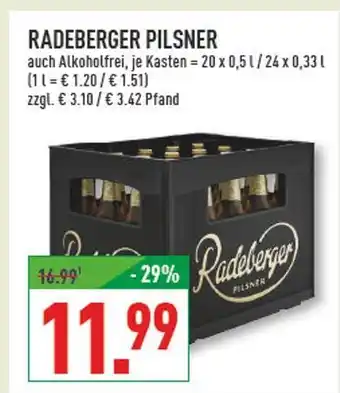 Marktkauf Radeberger pilsner Angebot