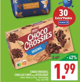 Marktkauf Nestlé choco crossies, choclait chips oder after eight Angebot