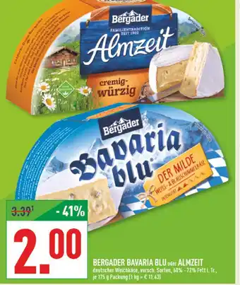 Marktkauf Bergader bergader bavaria blu oder almzeit Angebot