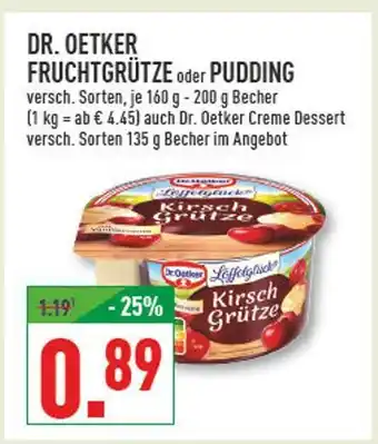 Marktkauf Dr. oetker fruchtgrütze oder pudding Angebot