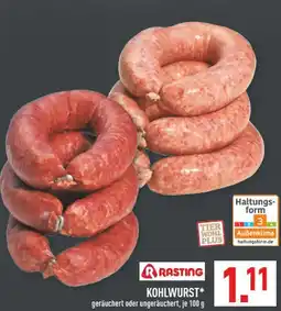 Marktkauf Rasting kohlwurst Angebot