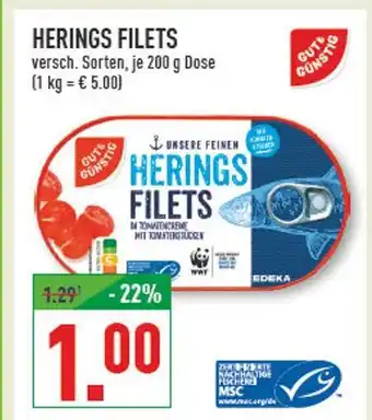 Marktkauf Gut&günstig herings filets Angebot