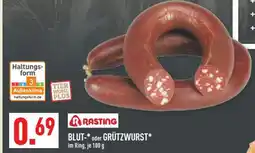 Marktkauf Rasting blut- oder grützwurst Angebot