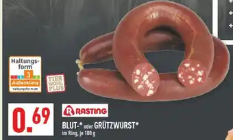 Marktkauf Rasting blut- oder grützwurst Angebot