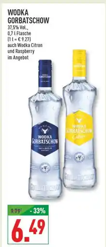 Marktkauf Wodka gorbatschow wodka Angebot