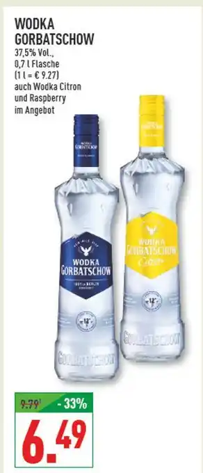 Marktkauf Wodka gorbatschow wodka Angebot