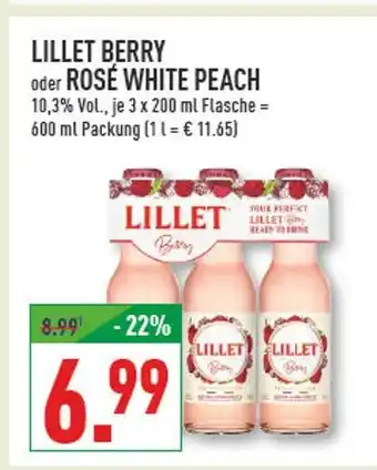 Marktkauf Lillet lillet berry oder rosé white peach Angebot