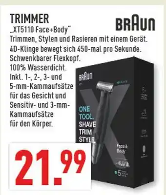 Marktkauf Braun xt5110 face+body Angebot