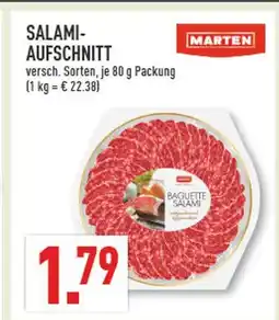 Marktkauf Marten salami-aufschnitt Angebot