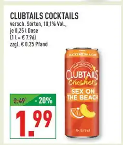 Marktkauf Clubtails cocktails Angebot