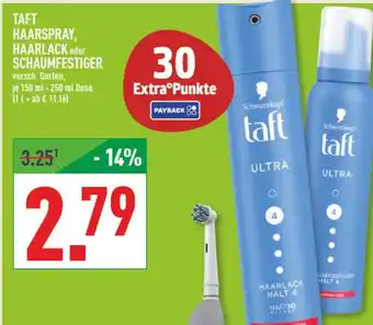 Marktkauf Schwarzkopf taft haarspray, haarlack oder schaumfestiger Angebot