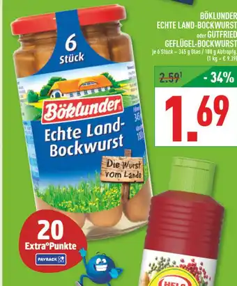 Marktkauf Böklunder echte land-bockwurst Angebot