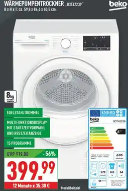 Marktkauf Beko wärmepumpentrockner Angebot