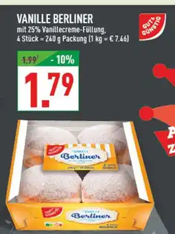 Marktkauf Gut & günstig vanille berliner Angebot