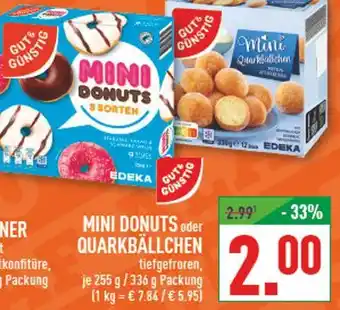 Marktkauf Edeka mini donuts oder quarkbällchen Angebot