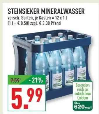 Marktkauf Steinsieker mineralwasser Angebot