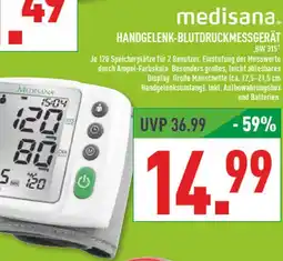 Marktkauf Medisana handgelenk-blutdruckmessgerät Angebot