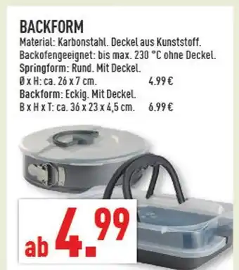 Marktkauf Backform Angebot