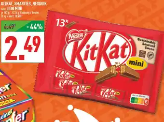 Marktkauf Nestle kitkat, smarties, nesquik oder lion mini Angebot