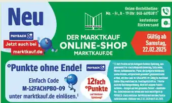 Marktkauf Payback punkte ohne ende! Angebot