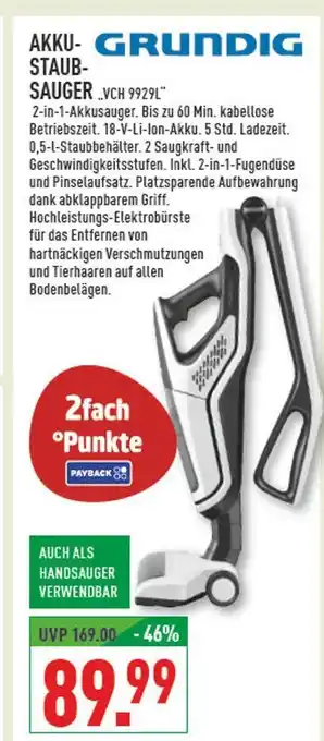 Marktkauf Grundig akku-staubsauger Angebot