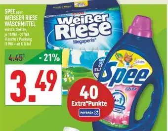 Marktkauf Spee spee oder weisser riese waschmittel Angebot