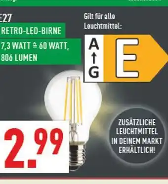 Marktkauf Retro-led-birne Angebot