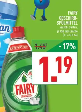 Marktkauf Fairy geschirrspülmittel Angebot