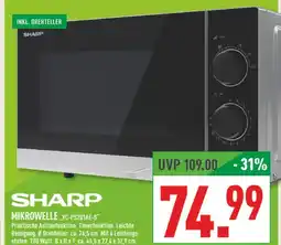 Marktkauf Sharp mikrowelle Angebot