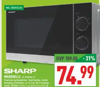 Marktkauf Sharp mikrowelle Angebot