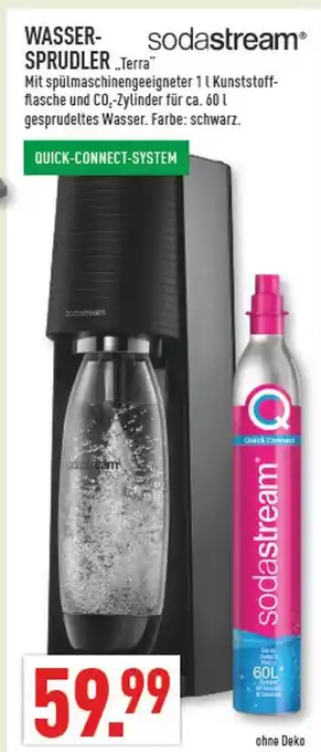 Marktkauf Sodastream wasser-sprudler terra Angebot