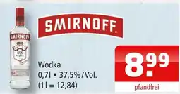 Getränke Oase Smirnoff wodka Angebot