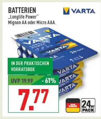 Marktkauf Varta batterien Angebot