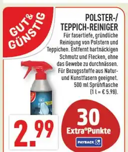 Marktkauf Gut&günstig polster-/teppich-reiniger Angebot