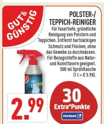 Marktkauf Gut&günstig polster-/teppich-reiniger Angebot