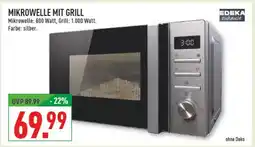 Marktkauf Edeka zuhause mikrowelle mit grill Angebot