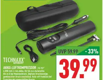 Marktkauf Technaxx akku-luftkompressor Angebot