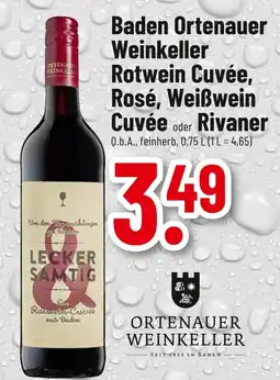 trinkgut Ortenauer weinkeller baden ortenauer weinkeller rotwein cuvée, rosé, weißwein cuvée oder rivaner Angebot