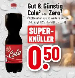 trinkgut Gut & günstig cola oder zero Angebot